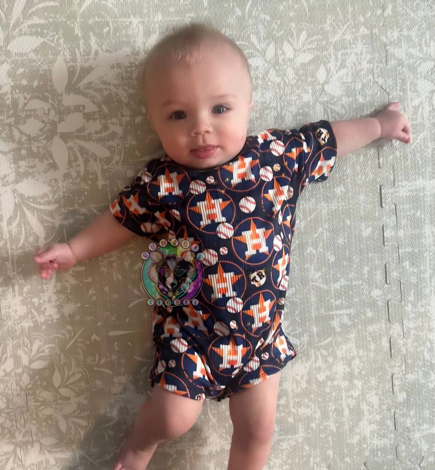 Custom Indigo Romper